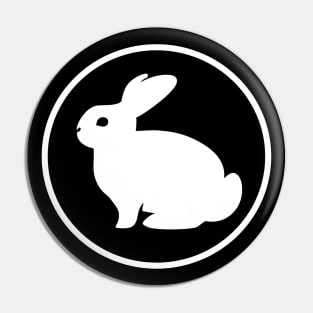 follow the white rabbit Pin