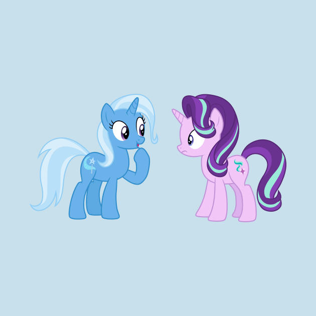 Trixie talking to Starlight Glimmer 2 by CloudyGlow