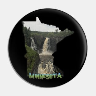 Minnesota Outline (Grand Portage State Park) Pin