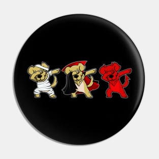 Golden Retriever Dabing Horror Halloween T-shirt Pin