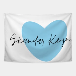 Skandar Keynes Blue Heart Tapestry