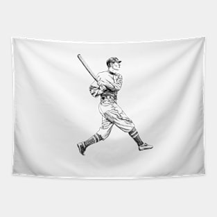Baseball retro style Tapestry