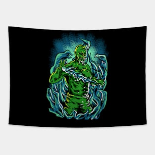 Green Zombie Tapestry