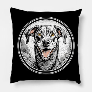 Bluetick Coonhound dog Pillow