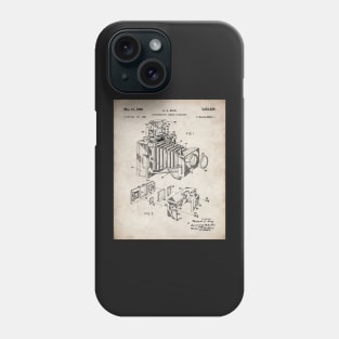 Vintage Camera Patent - Photographic Camera Art - Antique Phone Case