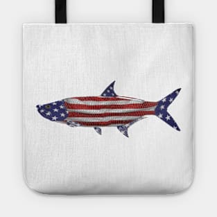 Tarpon American flag  USA Tote