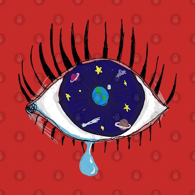 Crying Cosmic Eyes by Orloff-Tees