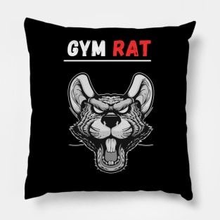 Gym rat active lifestyle Pillow