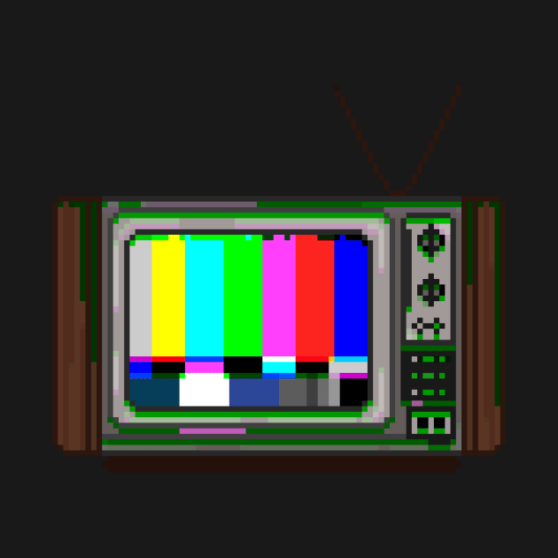 8 Bit Glitchy CRT TV by Oh My Martyn