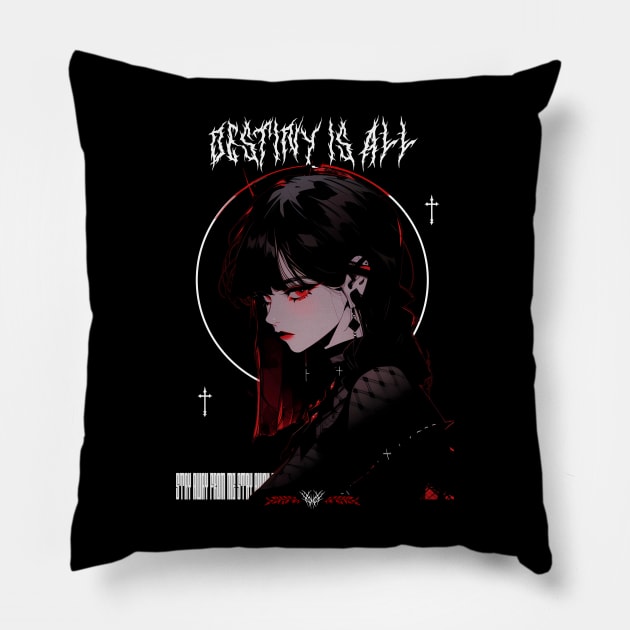 Rituals Vol 3 Anime Halloween Goth Pillow by cursedink