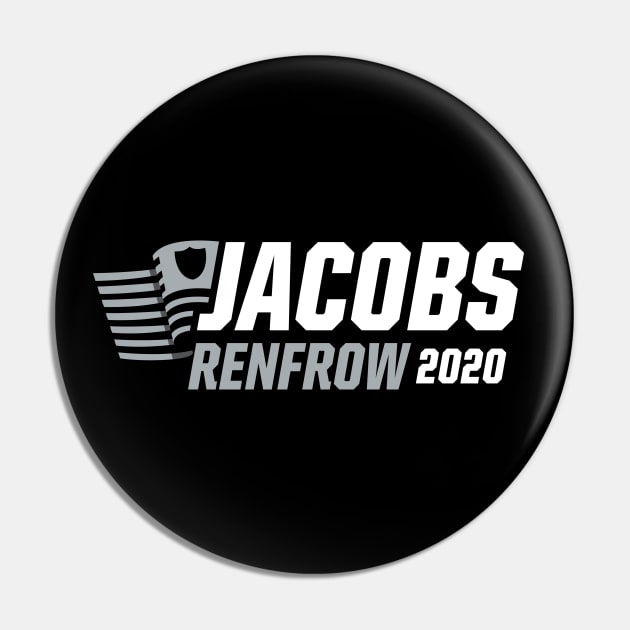 Josh Jacobs Hunter Renfrow 2020 Election Raiders Pin by fatdesigner