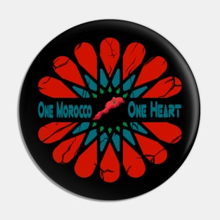 one morocco one Heart Pin