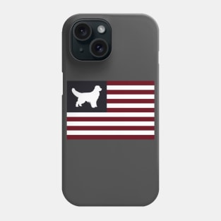 Golden Retriever Flag Phone Case