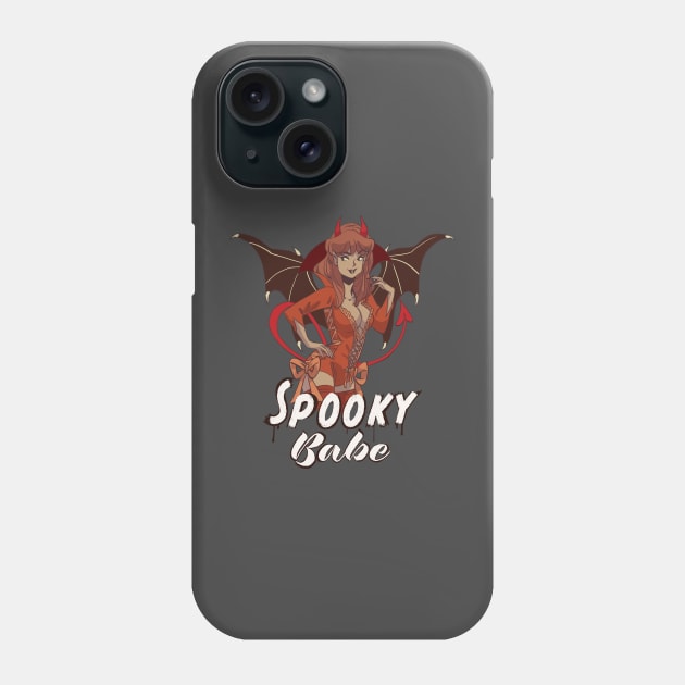 Devil Baby Spooky Babe Phone Case by pixiefae