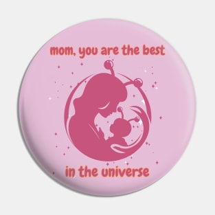 madre e hijo alienigena- la mejor madre del universo regalo para madre  alien mother and son- the best mother in the universe gift for mother Pin