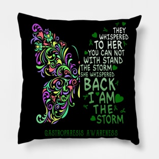 gastroparesis butterfly i am the storm Pillow