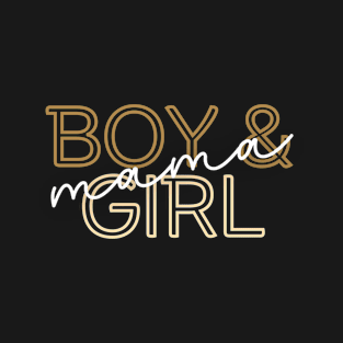 Boy & girl mama T-Shirt