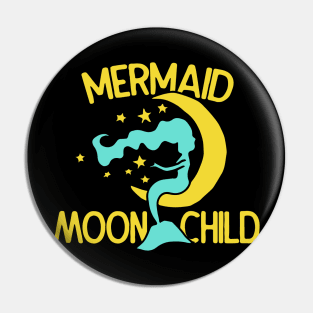 Mermaid MoonChild Pin