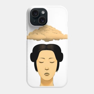 Japanese Sarcasm: Verbal Irony on a light (Knocked Out) background Phone Case