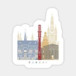 Dundee skyline poster Magnet