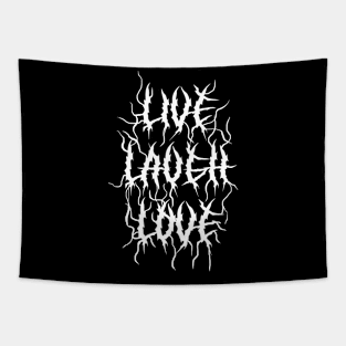 live-laugh-love-metal Tapestry