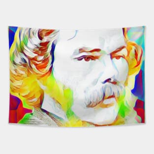 George Henry Lewes Colourful Portrait | George Henry Lewes Artwork 11 Tapestry