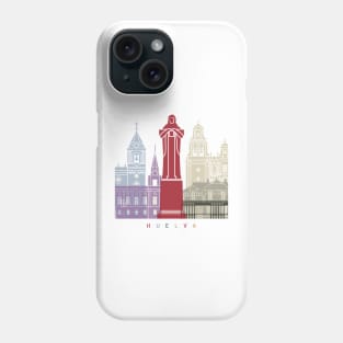 Huelva skyline poster Phone Case