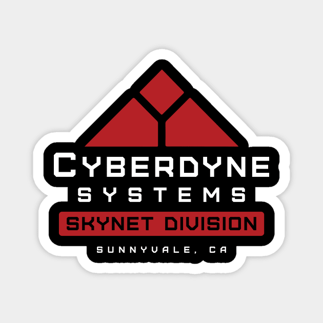 Cyberdyne Systems Skynet Division T-shirt Magnet by dumbshirts