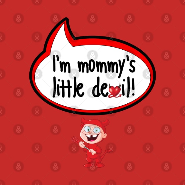 I'm Mommy's Little Devil - Halloween Clothing by The Little Ones Collection