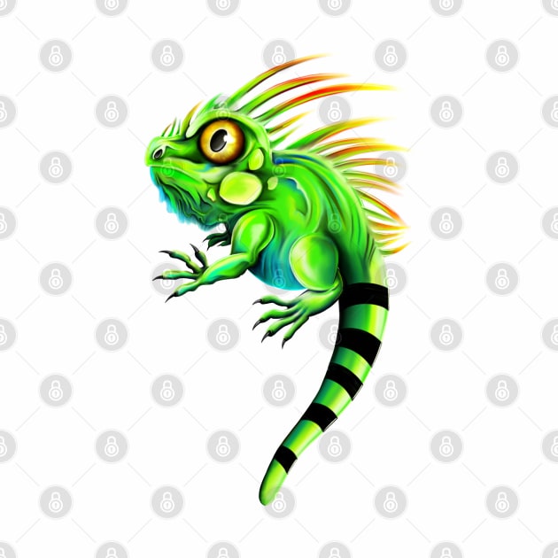 Fat lil iguana by Icydragon98