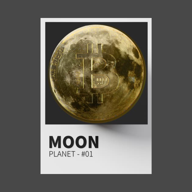 Bitcoin Moon by Fanbros_art