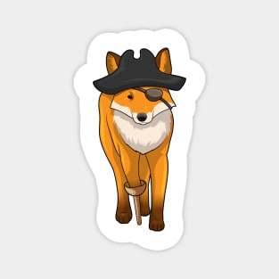 Fox Pirate Eye patch Magnet