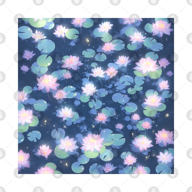 Enchanted Water Lilies Pattern by DarkSideRunners