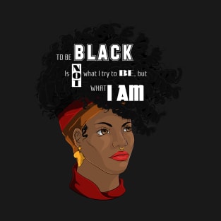 Afro Girl Blacklivematter T-Shirt