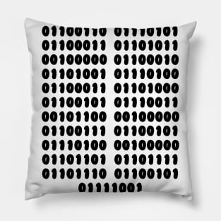 Fuck Bitches, Get Money - Binary Lines Pillow