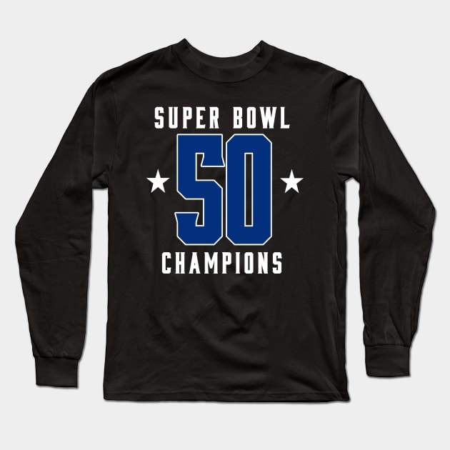 EZX Super Bowl 50 Champions Long Sleeve T-Shirt