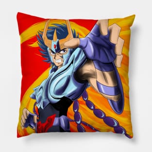 ikki the immortal phoenix in myth cloth art in ecopop saint seiya Pillow