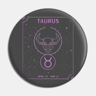 Taurus Bull Zodiac V2 Pin