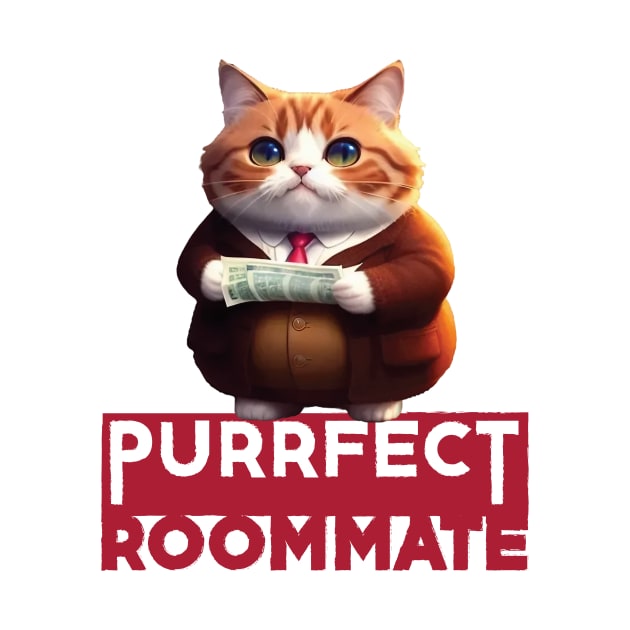 Just a Purrfect Roommate Cat by Dmytro