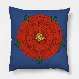 Red Rose of Lancaster Pillow