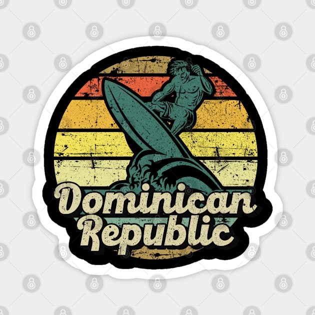 Dominican Republic surf Magnet by SerenityByAlex