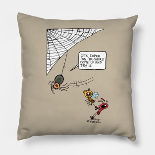 Spider Swing! Pillow