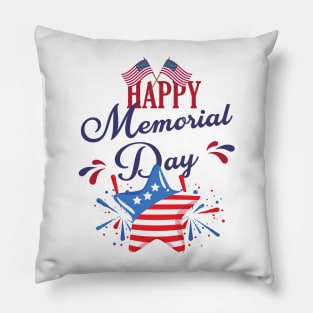 Happy Memorial Day, May 29 Pillow