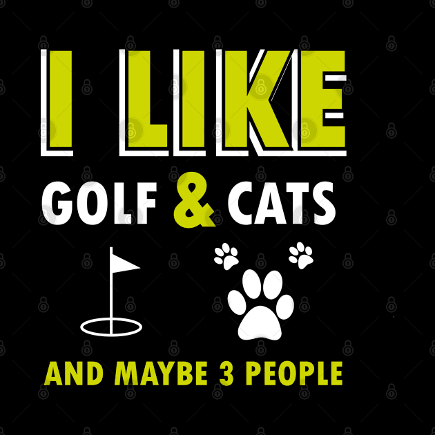 I like golf and cats and maybe 3 people gift for golfers by amazinstore