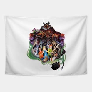 Black Cauldron Movie Poster Tapestry