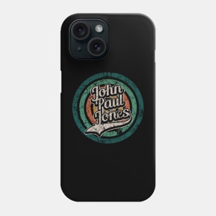 John Paul Jones // Retro Circle Crack Vintage Phone Case