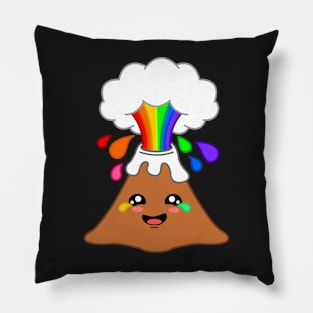 Volcano Rainbow Pillow