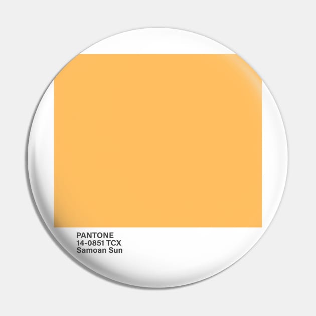 Pantone 14 0851 TCX Samoan Sun Pantone Color Pin TeePublic pantone-14-0851-tcx-samoan-sun-pantone-color-pin-teepublic