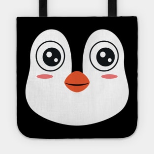 Cute Penguin Face Easy Halloween Costume Gift Tote