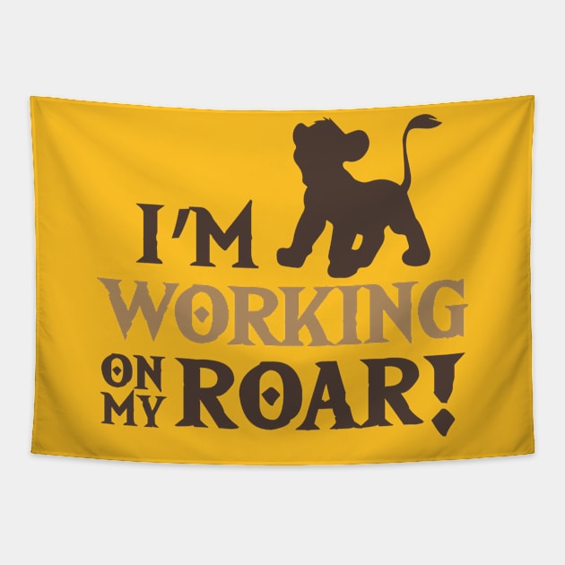 Lion King - I'm working on my Roar! Tapestry by Fenn